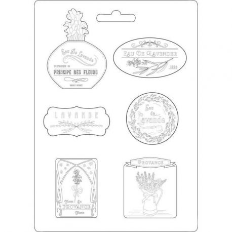 Molde para Mix Media "Lavanda" Stamperia