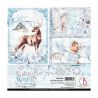 Set 12 papeles 8x8" Ciao Bella "WINTER JOURNEY"