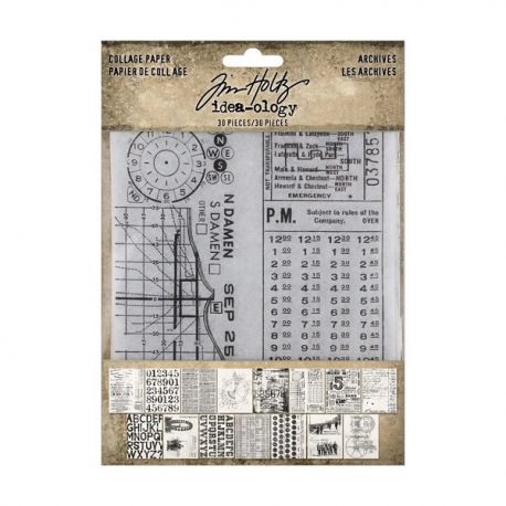 Tim Holtz® Ideaology: Collage Paper Archives