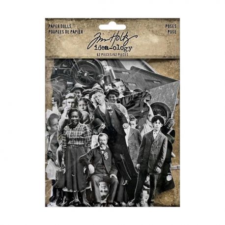 Tim Holtz® Ideaology: Paper Dolls Poses - La Tienda de las Manualidades