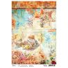 Papel de Arroz A4 Ciao Bella - CORAL REEF - Coral Reef