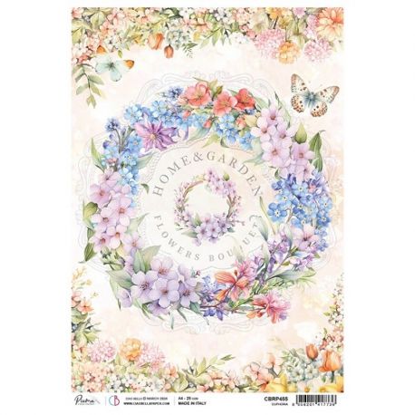 Papel de Arroz A4 Ciao Bella - FLOWER SHOP - Euphoria