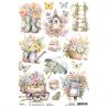 Papel de Arroz A4 Ciao Bella - FLOWER SHOP - Spring Time Elements