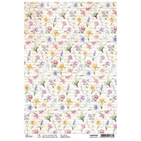 Papel de Arroz A4 Ciao Bella - FLOWER SHOP - Spring Scent