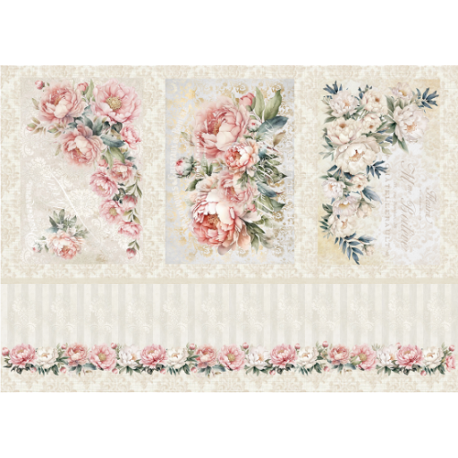 Lamina de seda 50x70 -  La Tiendita Shabby chic