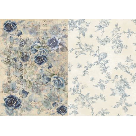 Lamina de seda 50x70 -  La Tiendita Shabby chic