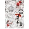 Papel de Arroz A4 Ciao Bella - Charming Snowfall in Paris