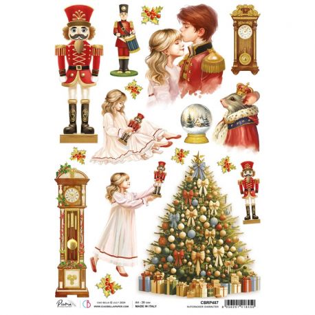 Papel de Arroz A4 Ciao Bella - Nutcracker Character