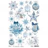 Papel de Arroz A4 Ciao Bella - Ice Jewels