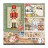 Set 12 papeles 8x8" Ciao Bella "THE NUTCRACKER"