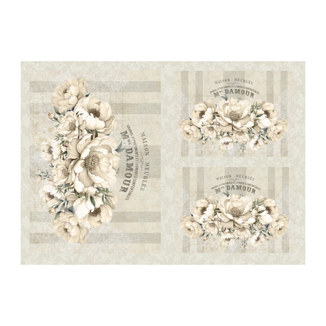 Lamina de seda 50x70 -  La Tiendita Shabby chic