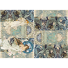 Lamina de seda 50x70 -  La Tiendita Shabby chic