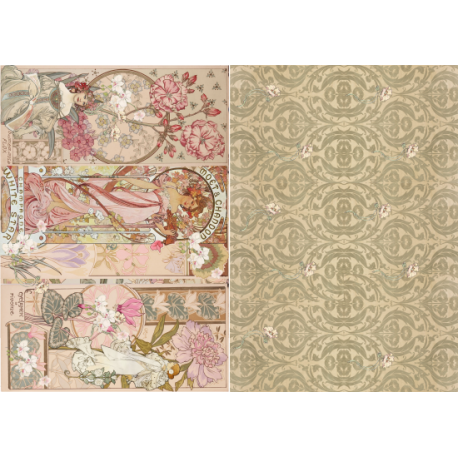 Lamina de seda 50x70 -  La Tiendita Shabby chic