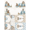 Lamina de seda 50x70 -  La Tiendita Shabby chic