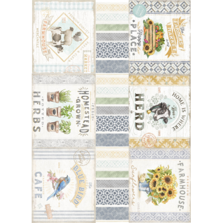 Lamina de seda 50x70 -  La Tiendita Shabby chic