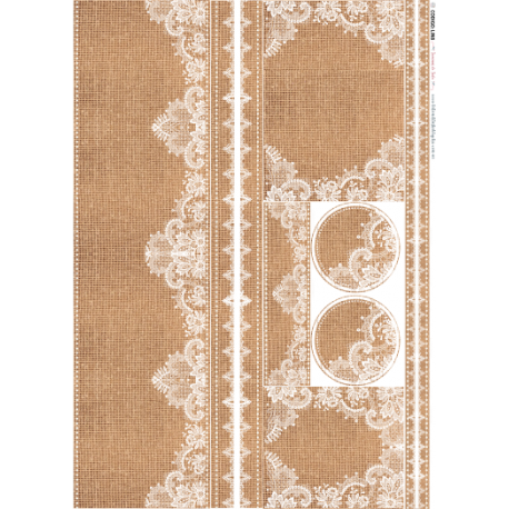 Lamina de seda 50x70 -  La Tiendita Shabby chic