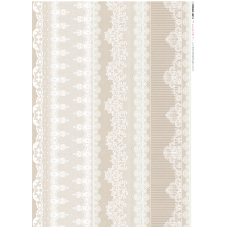 Lamina de seda 50x70 -  La Tiendita Shabby chic