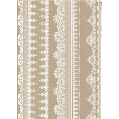 Lamina de seda 50x70 -  La Tiendita Shabby chic