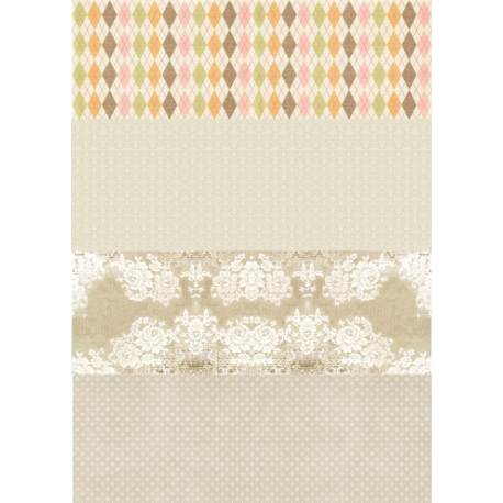 Lamina de seda 50x70 -  La Tiendita Shabby chic