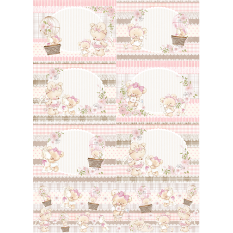 Lamina de seda 50x70 -  La Tiendita Shabby chic