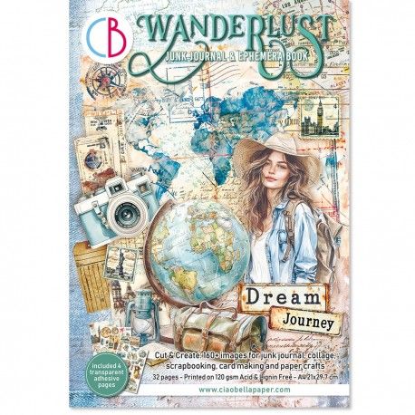 WANDERLUST Ephemera Book A4