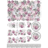 Lamina de seda 50x70 -  La Tiendita Shabby chic