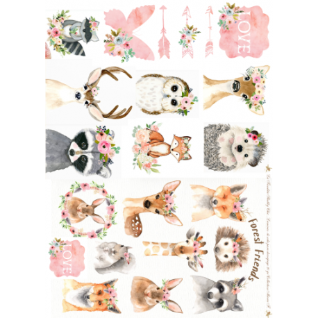 Lamina de seda 50x70 -  La Tiendita Shabby chic