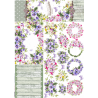 Lamina de seda 50x70 -  La Tiendita Shabby chic