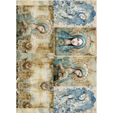 Lamina de seda 50x70 -  La Tiendita Shabby chic