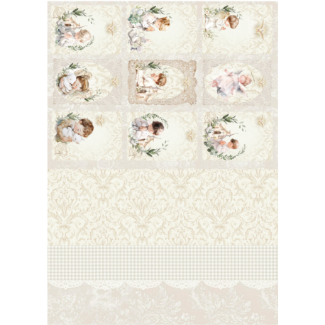 Lamina de seda 50x70 -  La Tiendita Shabby chic