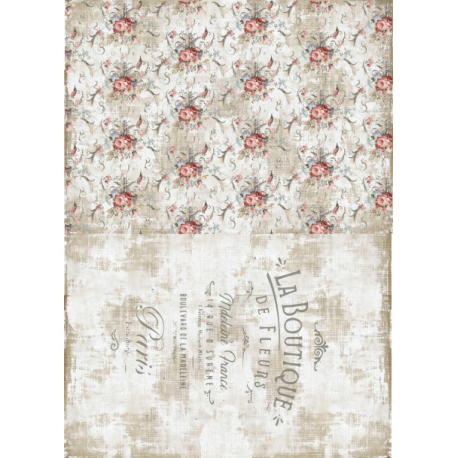 Lamina de seda 50x70 -  La Tiendita Shabby chic