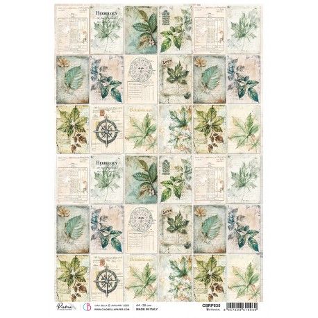 Papel de Arroz A4 Ciao Bella - BOTANICAL