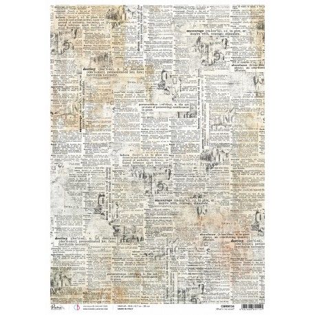 Papel de Arroz A3 Ciao Bella - WHAT'S THE NEWS?