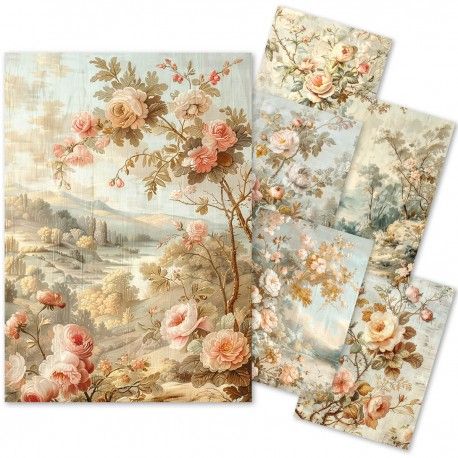 Pack 6 Tissue Paper A4 - 18th CENTURY