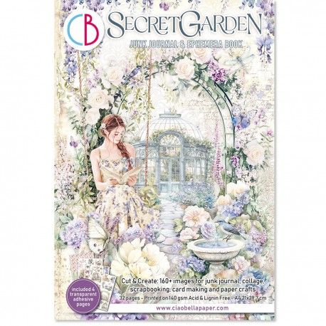 Papel de Arroz A5 Ciao Bella - SECRET GARDEN