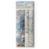 Pack 4 hojas de tela 30x30cm - SILENT SEA