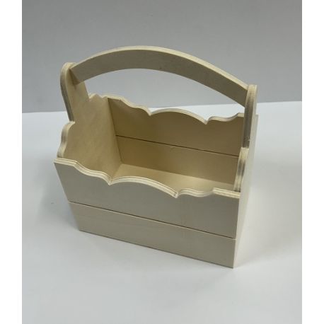 Cesta con asa 16x10.5x19cm