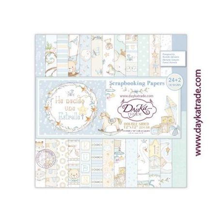 "HA NACIDO UNA ESTRELLA" Bloc 26 Papeles - Dayka 20x20cm