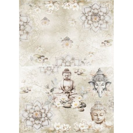 Lamina de seda 50x70 -  La Tiendita Shabby chic