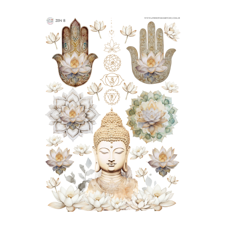 DECO TRANSFER A4 - Tiendita Shabby Chic