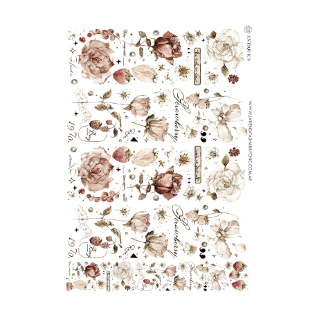 DECO TRANSFER A4 - Tiendita Shabby Chic