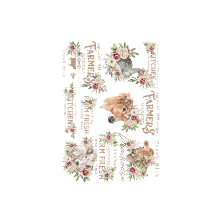 TRANSFER MIXED A4 - Tiendita Shabby Chic