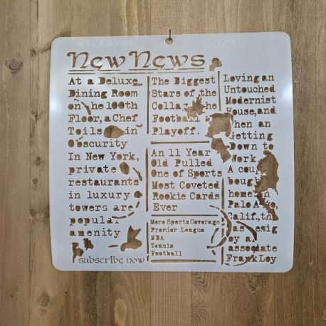 Stencil MILARTES  - New News
