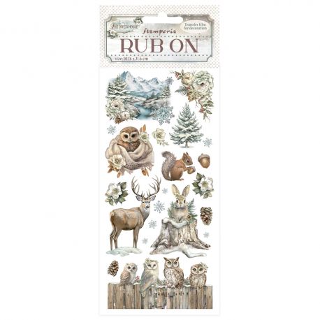 Tim Rub-On 10x21.6cm - THE OWL'S HOUSE