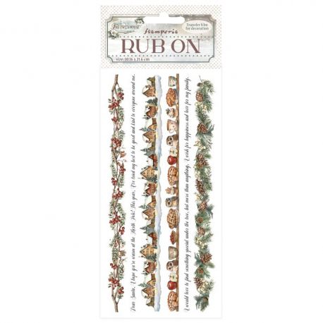 Tim Rub-On 10x21.6cm - THE OWL'S HOUSE