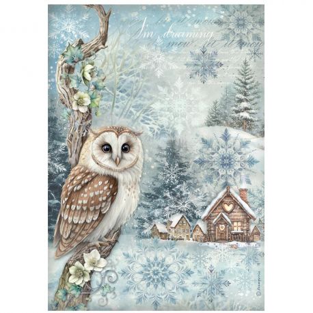 Papel de arroz DinA4 THE OWL'S HOUSE