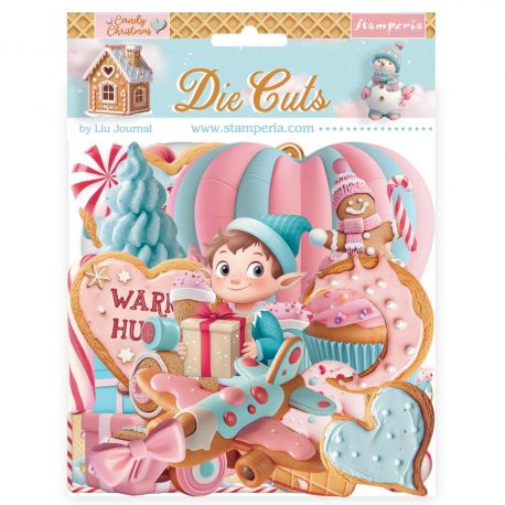 Die cuts surtido - CANDY CHRISTMAS