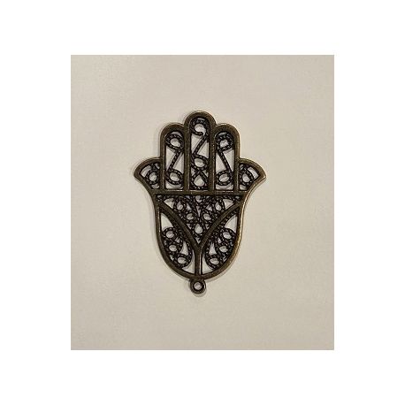 CHARM DE METAL - MANO DE FÁTIMA