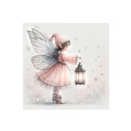 Transfer 24x23cm LANTERN FAIRY1