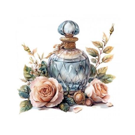 Transfer 24x23cm FLORAL PERFUMS2